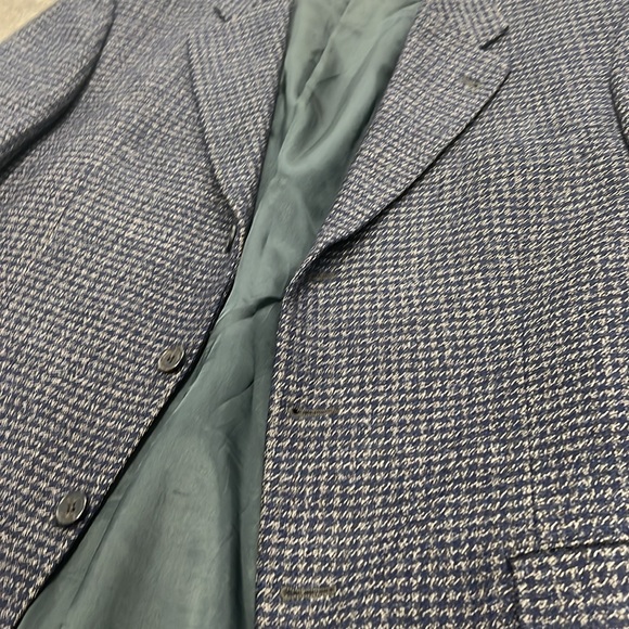 Gorgeous Joseph Aboud for Nordstrom’s 100% wool blazer, blue brown 40 regular - Picture 4 of 11